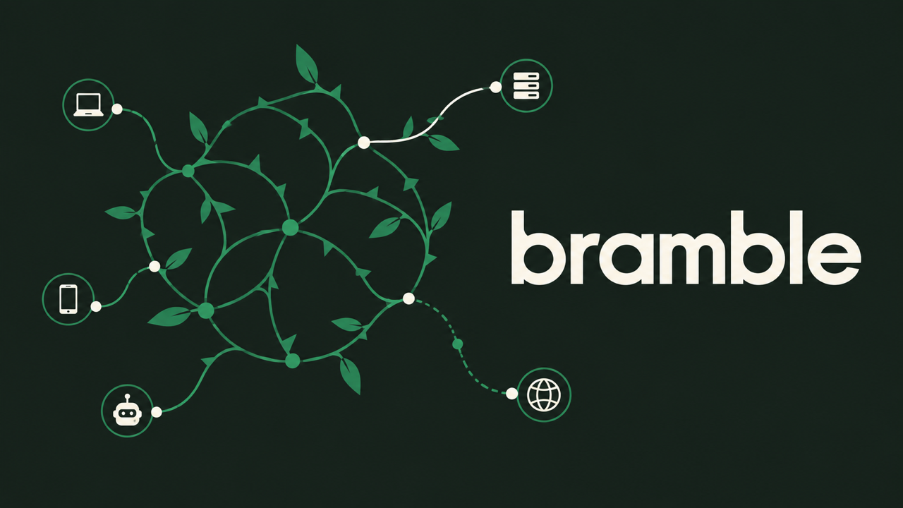 Bramble: a private mesh connecting laptops, phones, agents and servers